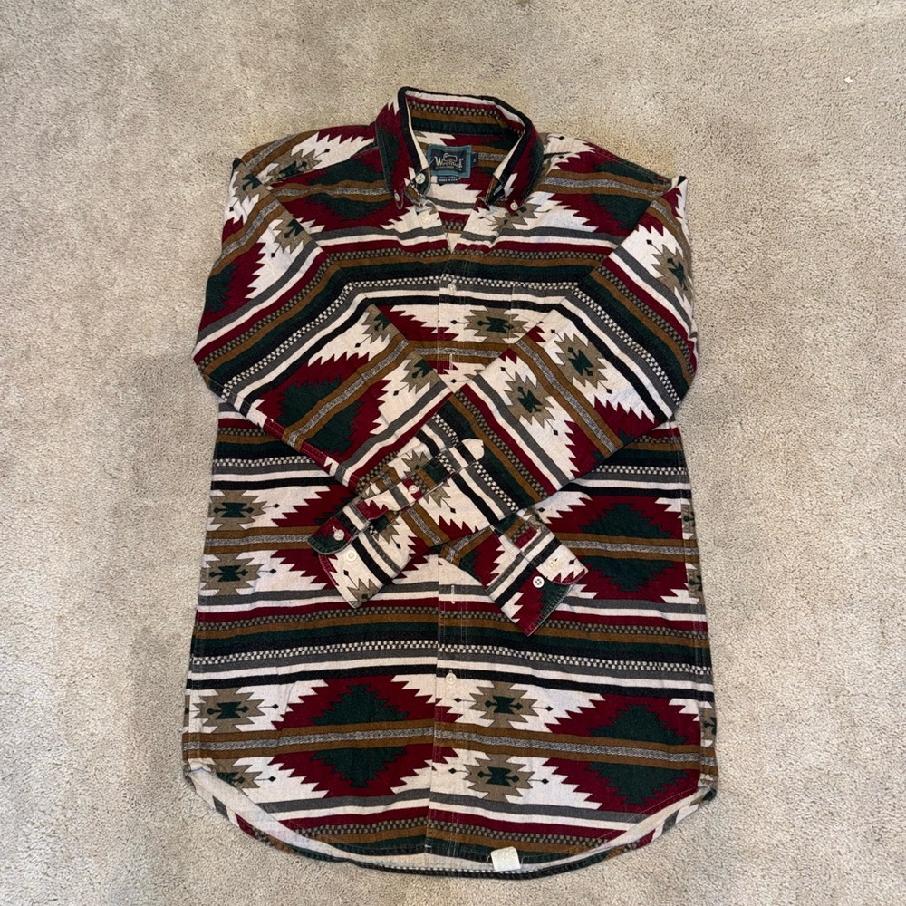 Woolrich Men's Multicolor Geometric Shirt